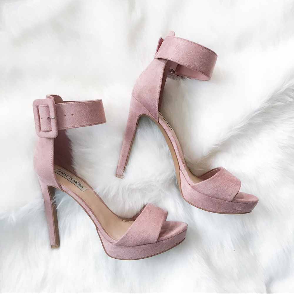 Steve Madden Mauve Platform Sandal Stilettos